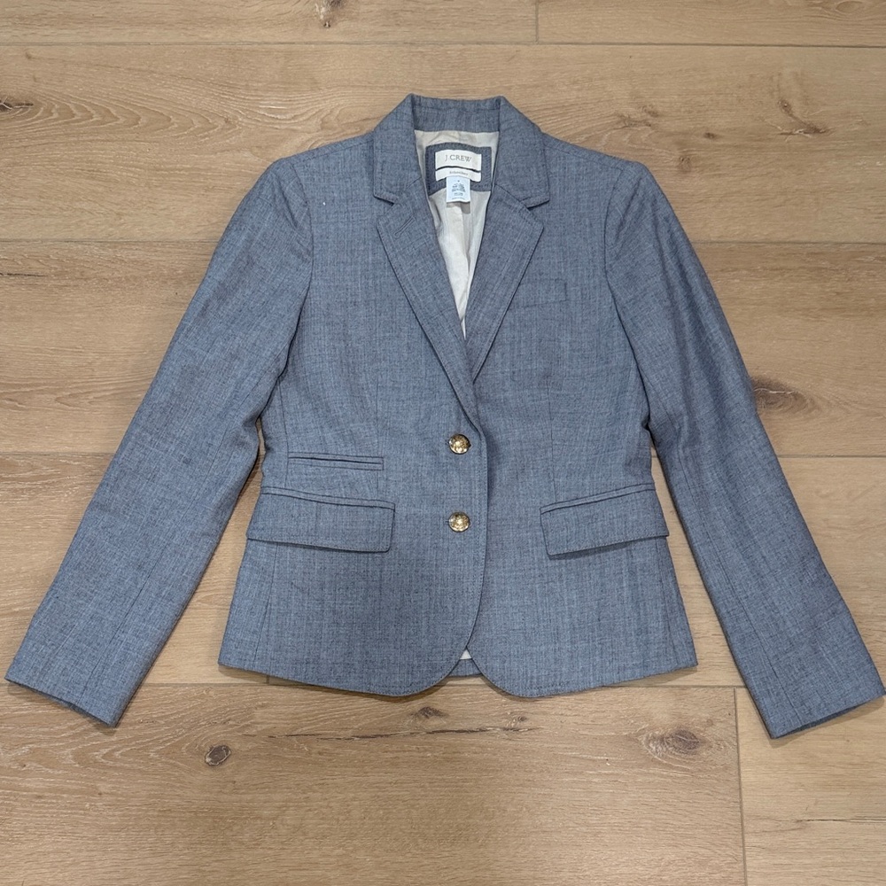 J. Crew Wool Schoolboy Blazer